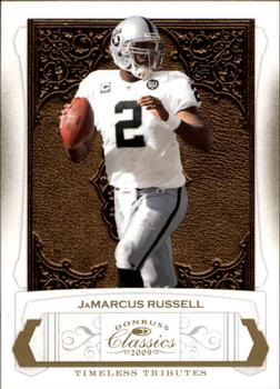 2009 Donruss Classics - Timeless Tributes Gold #70 JaMarcus Russell Front