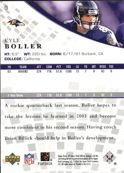 2004 SP Game Used #9 Kyle Boller Back