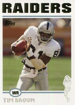 2004 Topps #3 Tim Brown Front