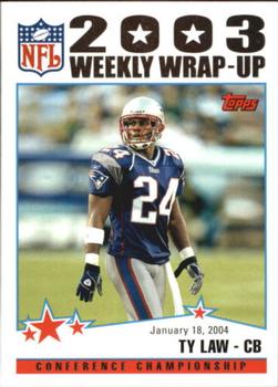 2004 Topps #310 Ty Law Front