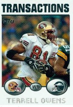 2004 Topps #70 Terrell Owens Front