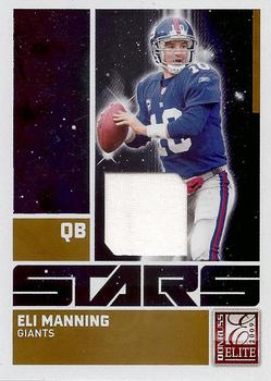 2009 Donruss Elite - Stars Jerseys Gold #15 Eli Manning Front