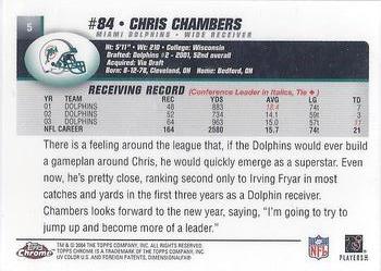 2004 Topps Chrome #5 Chris Chambers Back