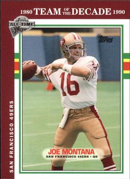 2004 Topps All-Time Fan Favorites #45 Joe Montana Front