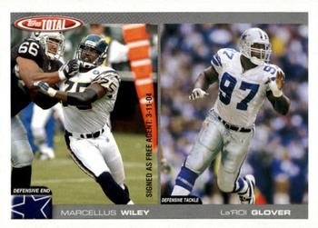 2004 Topps Total #255 Marcellus Wiley / La'Roi Glover Front