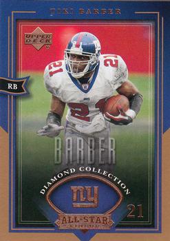 2004 Upper Deck Diamond Collection All-Star Lineup #24 Tiki Barber Front