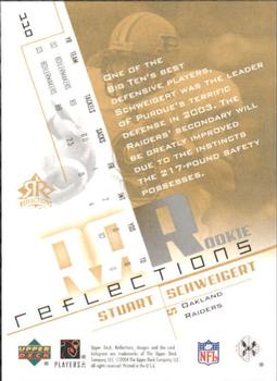 2004 Upper Deck Reflections #110 Stuart Schweigert Back
