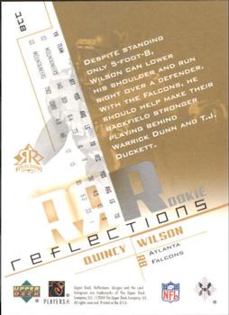 2004 Upper Deck Reflections #118 Quincy Wilson Back