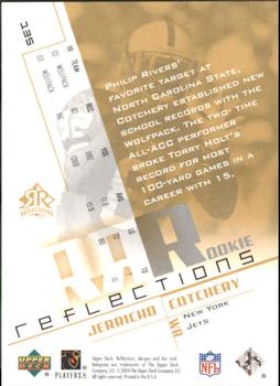 2004 Upper Deck Reflections #135 Jerricho Cotchery Back