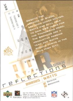 2004 Upper Deck Reflections #153 Darius Watts Back