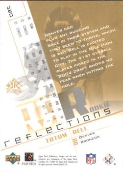 2004 Upper Deck Reflections #160 Tatum Bell Back