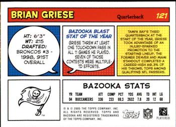 2005 Bazooka #121 Brian Griese Back