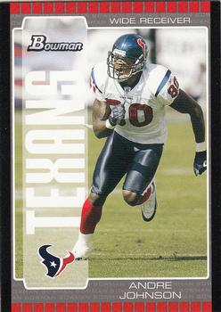 2005 Bowman #97 Andre Johnson Front