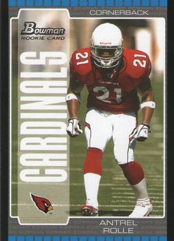 2005 Bowman #127 Antrel Rolle Front