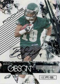 2009 Donruss Rookies & Stars - Rookie Autographs Holofoil #125 Brandon Gibson Front