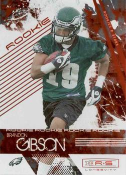 2009 Donruss Rookies & Stars Longevity - Ruby #125 Brandon Gibson Front