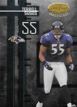 2005 Leaf Certified Materials #12 Terrell Suggs Front