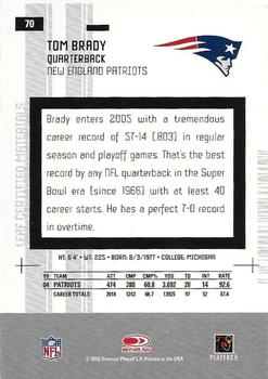 2005 Leaf Certified Materials #70 Tom Brady Back