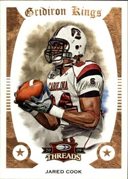 2009 Donruss Threads - College Gridiron Kings #22 Jared Cook Front