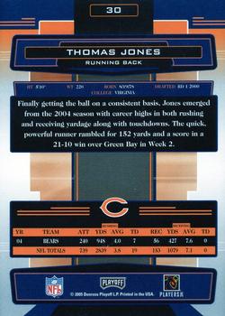 2005 Playoff Absolute Memorabilia #30 Thomas Jones Back