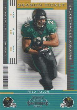 2005 Playoff Contenders #47 Fred Taylor Front