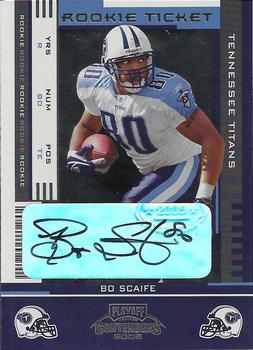 2005 Playoff Contenders #199 Bo Scaife Front