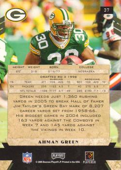 2005 Playoff Honors #37 Ahman Green Back