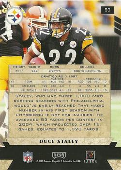 2005 Playoff Honors #80 Duce Staley Back