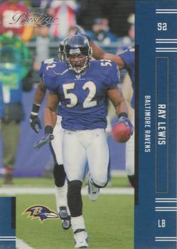 2005 Playoff Prestige #13 Ray Lewis Front