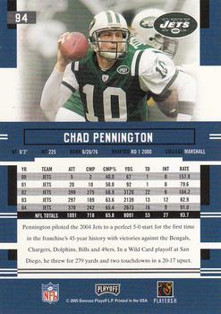 2005 Playoff Prestige #94 Chad Pennington Back
