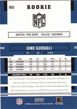 2005 Playoff Prestige #162 Gino Guidugli Back