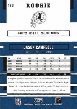 2005 Playoff Prestige #163 Jason Campbell Back
