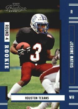 2005 Playoff Prestige #199 Jerome Mathis Front