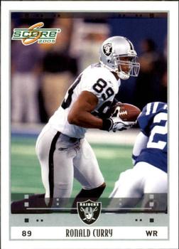 2005 Score #208 Ronald Curry Front