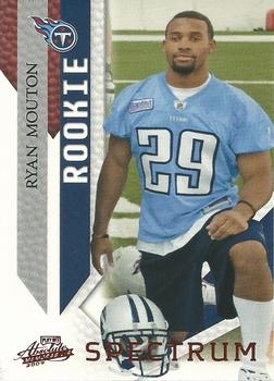 2009 Playoff Absolute Memorabilia - Spectrum Red #187 Ryan Mouton Front