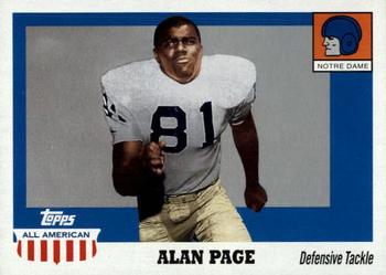 2005 Topps All American #4 Alan Page Front