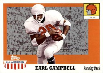 2005 Topps All American #11 Earl Campbell Front