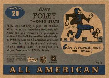 2005 Topps All American #20 Dave Foley Back