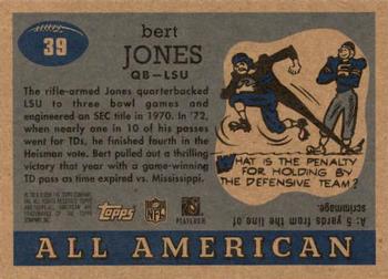 2005 Topps All American #39 Bert Jones Back