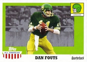 2005 Topps All American #1 Dan Fouts Front
