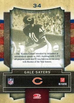 2009 Playoff Contenders - Legendary Contenders #34 Gale Sayers Back
