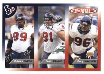 2005 Topps Total #9 Gary Walker / Seth Payne / Robaire Smith Front