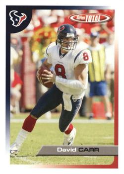 2005 Topps Total #288 David Carr Front