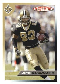 2005 Topps Total #300 Donte Stallworth Front