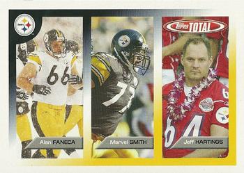 2005 Topps Total #365 Alan Faneca / Marvel Smith / Jeff Hartings Front