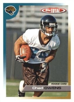 2005 Topps Total #495 Chad Owens Front
