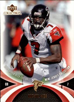 2005 UD Mini Jersey Collection #3 Michael Vick Front