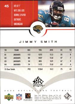 2005 Upper Deck Reflections #45 Jimmy Smith Back