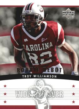 2005 Upper Deck Rookie Debut #129 Troy Williamson Front