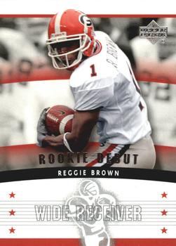 2005 Upper Deck Rookie Debut #185 Reggie Brown Front